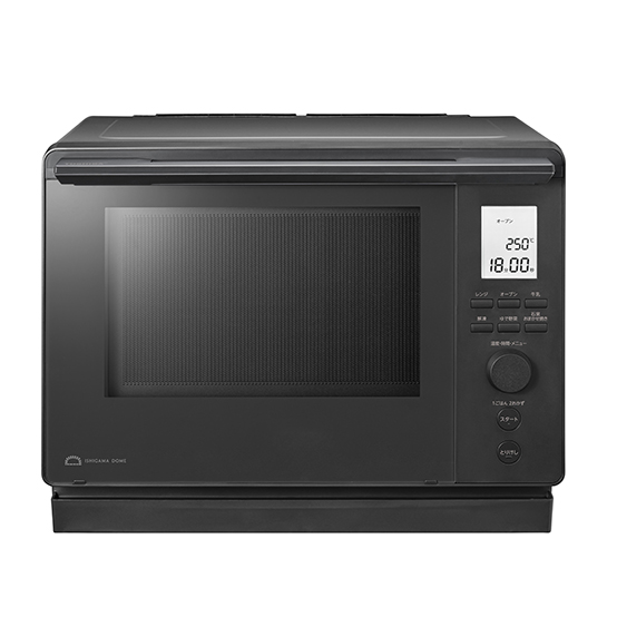 東芝 石窯ドーム ER-D100Cの本体正面写真。公式ページに角皿式スチームの給水部分単体の写真は確認できなかったため外観のみ